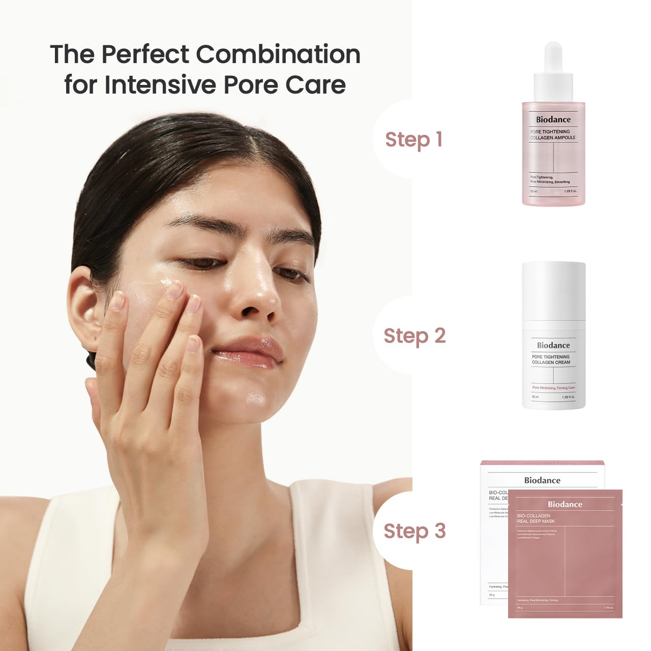 BIODANCE Bio-Collagen Real Deep Mask, Hydrating Overnight Hydrogel Mask, Pore Minimizing, Elasticity Improvement